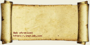 Kristina Naumović vizit kartica